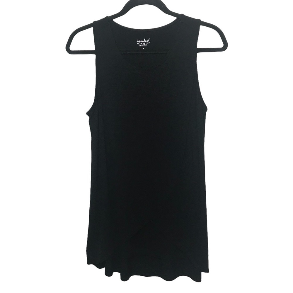 Isabel Maternity by Ingrid & Isabel Black Sleeveless Tank Top Small